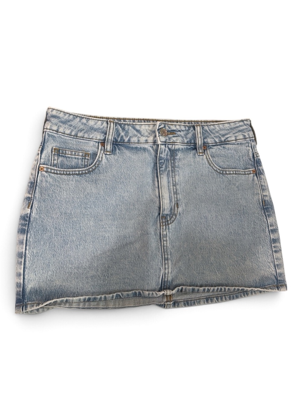 PacSun Light Blue Denim Mini Skirt